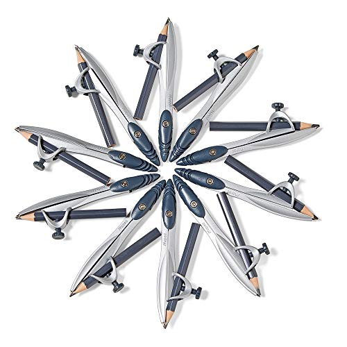 hand2mind Student Math Geometry Compass, Silver, Precision Tool for Geometry, Math, Drafting (Pack of 10)