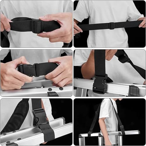 2 Pack Scooter Strap，Adjustable Kick Scooter Straps and Extra-Thick Anti-Slip Shoulder, Kick Scooter Carrying Strap for Beach Chair, Balance Bikes,Kids Bike,Foldable Bikes,Ski Board