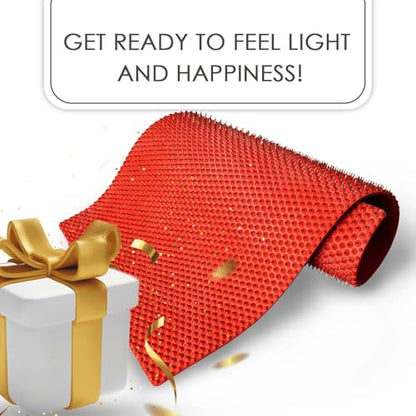 Lyapko Big Acupressure Mat | Original Multi-Metal Massage Mat | Large Full Body Mat with 0.28 in (7 mm) Needle Spacing for an Intensive Textured Massage Experience