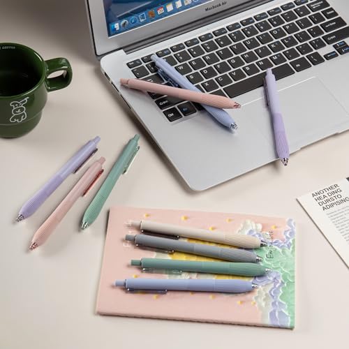 Linbsunne Gel Pens, 0.5mm Black Ink Pens Quick Dry, 18-count | Fine Point Smooth Writing Pens with Comfort Grip Retractable Pen for Nurses Teacher, Journaling, Office School Supplies - color: 18-count