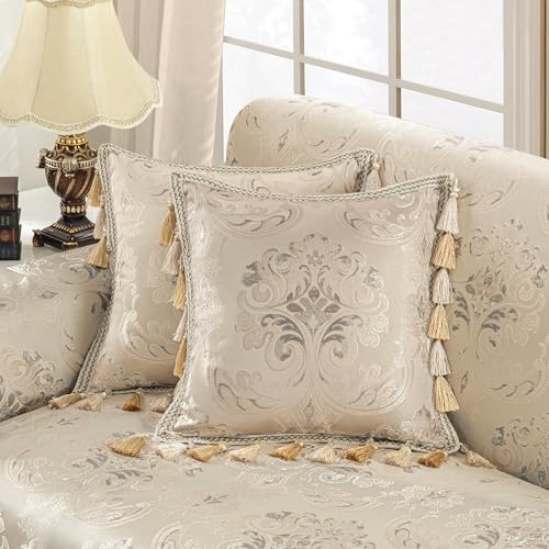 Loom and Mill Throw Pillow Cover 20 x 20 Inches 1 Piece, Light Apricot - color: Light Apricot