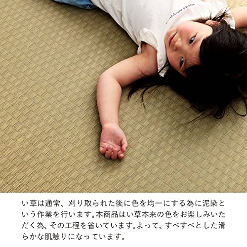 FULI Japanese Tatami Igusa Rug, Medium (55.12" x 78.74"), Natural | Traditional Asian Rug Design, Floor Rug for Living Room, Kitchen and Bedroom, Kyushu rush grass, woven surface - size: Medium