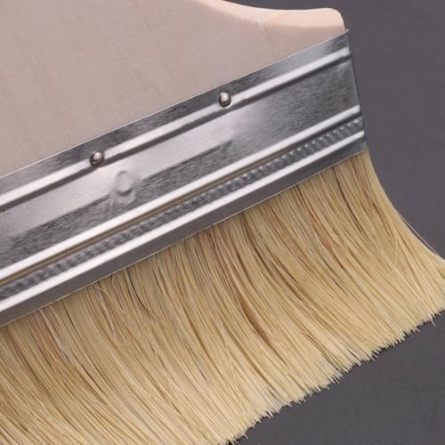 Flat Paint Brushes - 8 Inch Soft Bristle Oil Brush Set | Versatile Paddle Paint Brush for Smooth Strokes on Canvas, Wood & Walls | Ideal for DIY Home Painting, Art Projects & Professional Use