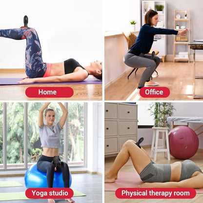 Thigh Trainer for Women, 15-70lb Adjustable Resistance Resistance Band | Inner Thigh Exerciser for Yoga & Weight Loss at Home Gym, Kegel Exercise Equipment for Pelvic Floor Muscle Repair