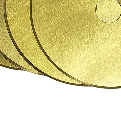 60mm Rotary Cutter Blades 5-Pack Titanium Replacement Blades Fits Fiskars, OLFA,Martelli,Dremel,Truecut,DAFA for Quilting Scrapbooking Sewing Arts & Crafts Sharp and Durable Cutter Blade for Fabric - color: Titanium Plating (60mm 5pcs)