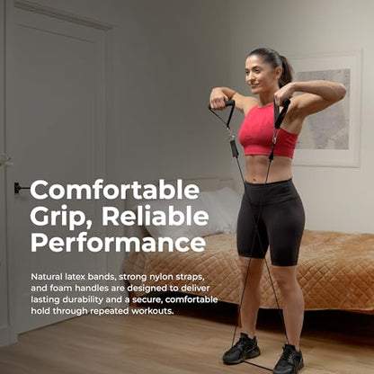 Sunny Health & Fitness Resistance Band Set/Ankle Strap for Home Gym - style: NO. 089-COMBO