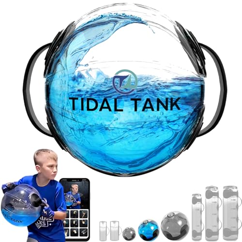 Tidal Tank Sphere Mini - Heavy Bag Aqua Ball, Water Weight - Sandbag Weight Set for Home Gym, Adjustable Sand Bags Weights Workout - Portable Exercise Fitness Equipment - Workout Videos - color: Sphere mini: max. 33 lb
