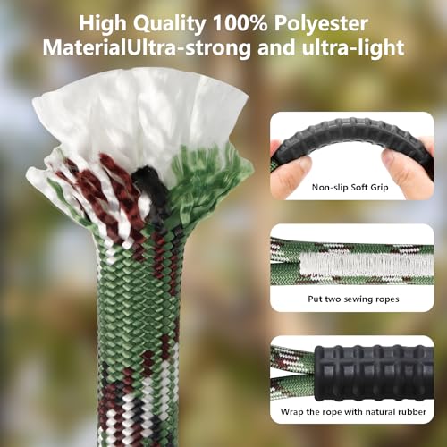 Heavy Duty Tree Swing Ropes, Hammock Tree Straps Hanging Kit, for Outdoor Swings Hammock Playground Set Accessories (7ft,85",Green,2Pack) - size: 7FT-2Pack
