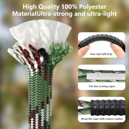 Heavy Duty Tree Swing Ropes, Hammock Tree Straps Hanging Kit, for Outdoor Swings Hammock Playground Set Accessories (7ft,85",Green,2Pack) - size: 7FT-2Pack