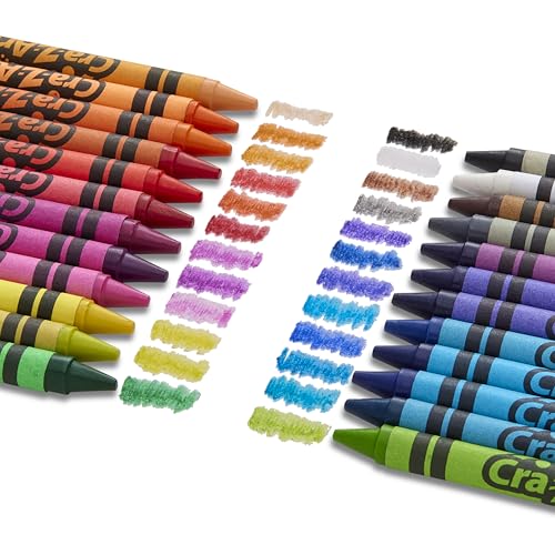 Cra-Z-Art Crayons, Bulk Pack, 24 Count, 24 Packs of Crayons, Bulk School Supplies for Classroom, Back to School Essentials - size: 24 Count (Pack of 24)