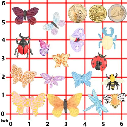 Butterfly and Insects Mold Silicone for Fondant, Air Dry Clay, Resin Crafts - color: Insects #5593