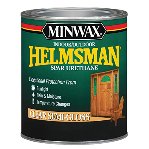 Minwax Helmsman Indoor/Outdoor Spar Urethane, Quart, Semi-Gloss - size: Quart, style: Semi-Gloss