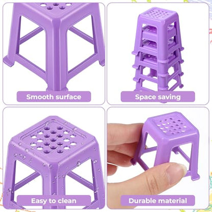 24 Pcs Painting Stand Canvas Stands for Mini Canvas Non-Slip Acrylic Pouring Paint Supplies for Canva Feet Risers Plastic Paints Pouring Tools