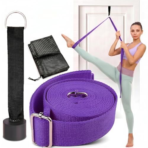 Door Leg Stretcher Strap 118in Yoga Band Anchor Splits