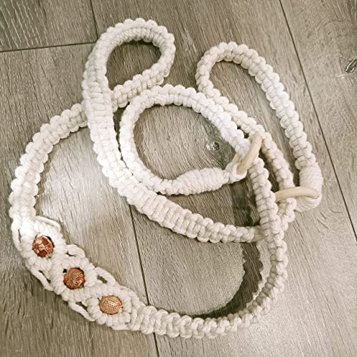kiido Macrame Yoga Mat Carrying Strap [MAT NOT Included], Hand Woven Multi-Purpose Strap/Carrier - color: Ivory