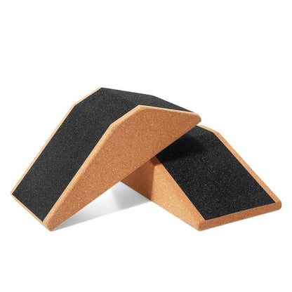 Squat Wedge Blocks Stretching blocks,Non-Slip Surface with Beveled Edges for Core Exercises,Natural Eco-Friendly/squats& weightlifting&yoga,Travel Friendly