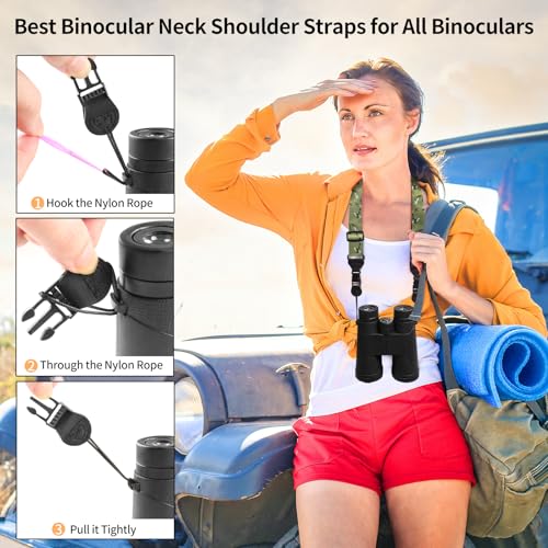 FIEIL Adjustable Shoulder Strap, Nylon Camera Strap, Comfortable Neck Strap for iPad, Cellphone Tablet, Camera, Laptop, Binocular, Luggage Bag (Camouflage Universal Lanyard) - color: Camouflage