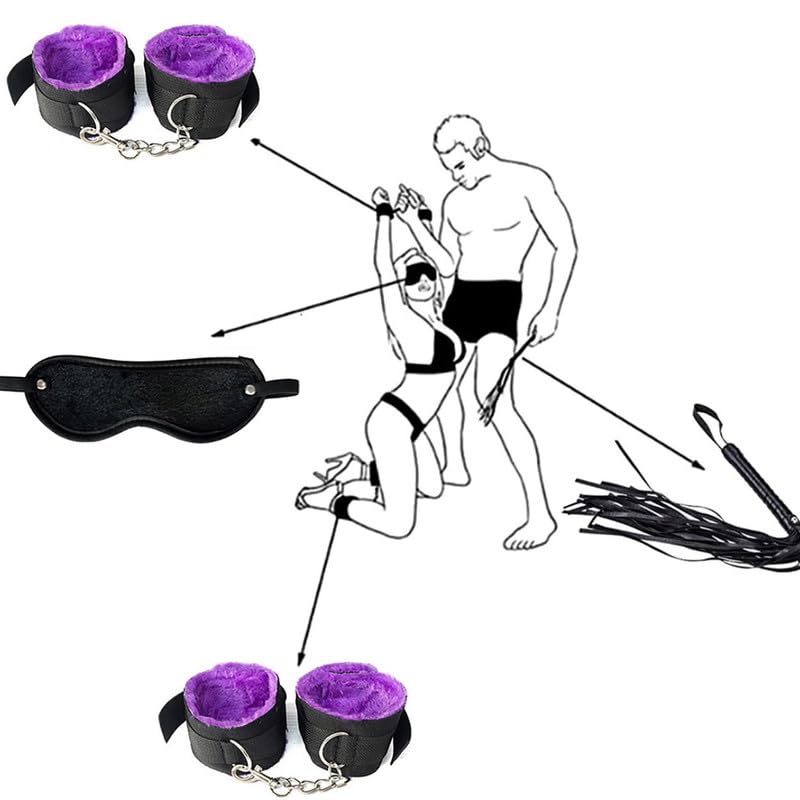 10-Piece Nylon Yoga Endurance Kit, Stylish Stretch Band, Complete Small Tools, Stamina Building, Mutual Training Home Fitness Combo (Purple)+Y15 - color: ( Purple )
