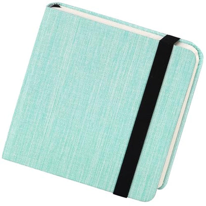 Funto Hot Press Watercolor Journal, 4.7”x4.7”, 24 Sheets 100% Cotton Smooth Paper 300gsm/140lb, Acid-Free Sketchbook for Detailed Art & Illustration (Light Green) - color: 4.7x4.7-Light Green