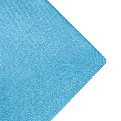 Aerial Silks Starter Kit, 9 Yards, Aerial Yoga Hammock, Hardware | Knitted fabric with pose guide, for aerial yoga, gymnastics, silk swing, stretching and home gym use, suitable for all levels - color: Sky Blue
