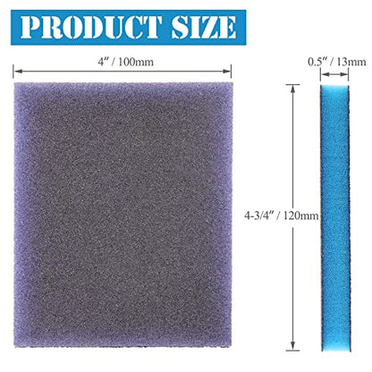 8Pcs 280 Grit Sanding Sponge, Jamiikury Sanding Blocks Washable and Reusable, Wet Dry Sandpaper Sponge for Wood Metal Furniture Paint and Drywall - size: 280 Grits