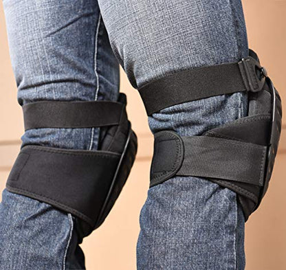 BALENNZ Professional Knee Pads for Work - Heavy Duty Foam Padding Gel Construction Knee Pads with Strong Double Straps – Comfortable Knee Protection for Indoor and Outdoor Use (Knee High) - style: Knee High