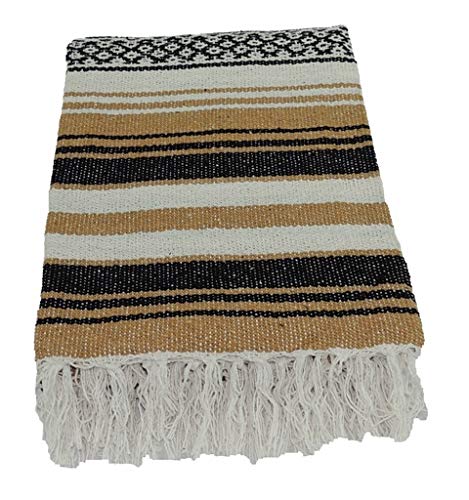 Kakaos Traditional Yoga Blanket. (Natural) - color: Natural