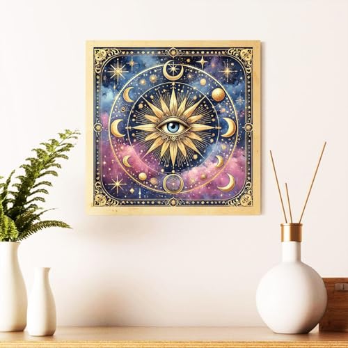 Eye Diamond Art Kits for Adults, Diamond Painting Kits for Adults 14x14 in | Diamond Painting Kits for Adults Beginners, Gem Art, 5D Full Drill, DIY Arts and Crafts for Gift Home or Decor - color: Style 54