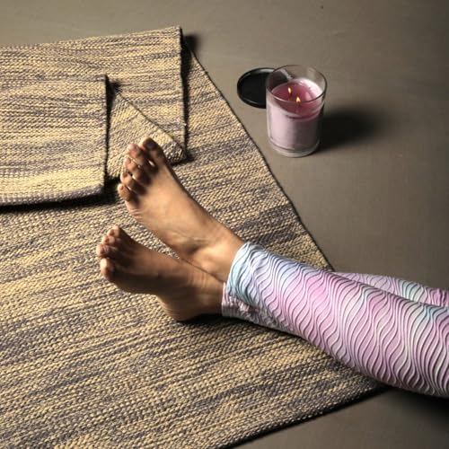 Trade Star Organic Cotton Yoga Mat Handloomed Meditation Rug Inches Perfect Size Mat Travel Mat for Indoor/Outdoor Use 72"L x 24"W Highly Absorbent Reversible Yoga Rug Tie Dye Yoga Mat for Exercise - color: Color 4