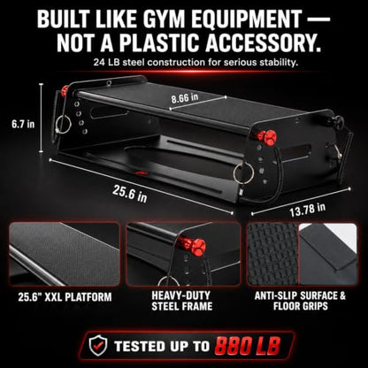 XXL 3-in-1 Adjustable Steel Slant Board — Home Gym Equipment