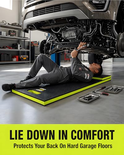 Mechanic Mat, 47.2 x 15.7 x 1 Inch Foldable Mechanic Kneeling Pad, Green - color: Green