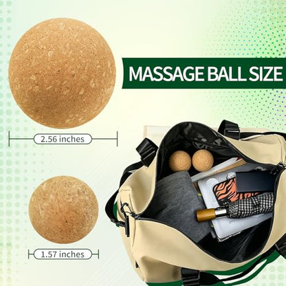 Cork Massage Ball -Trigger Point Ball for Fascia and Myofascial Release