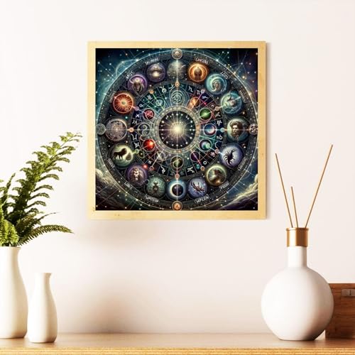 Fantasy Diamond Art Kits for Adults, Diamond Painting Kits 14x14 Inch | Diamond Painting Kits for Adults Beginners, Gem Art, 5D Full Drill, DIY Arts and Crafts for Gift Home or Decor - color: Style 12
