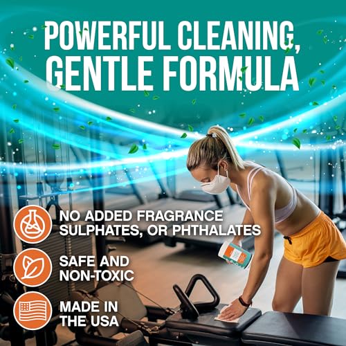 Fitness Equipment Wipes - Cleaning Wipes - 2 Pack - size: 75 Count (Pack of 2)