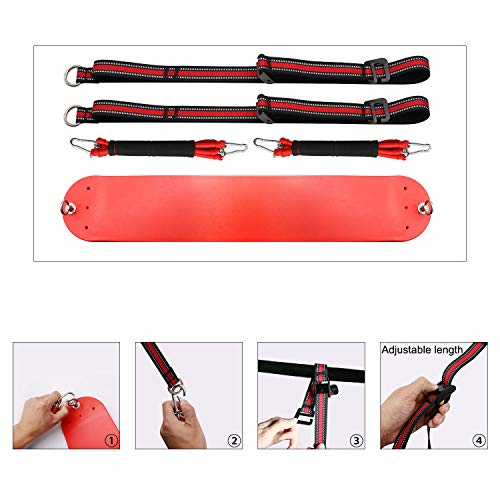 SYNTECSO Pull Up Assistance Bands, Heavy-Duty Pull Up Resistance Bands - color: 330 Lbs Resistance PU Pedal