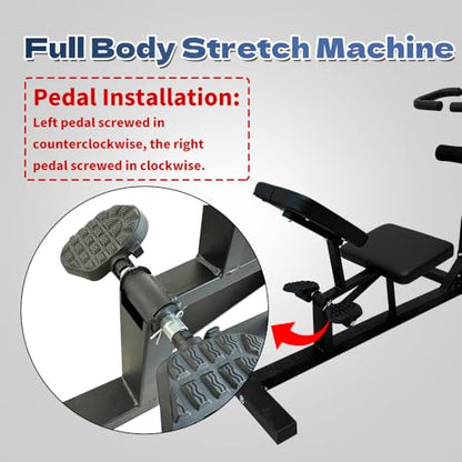 Stretch Machine, Full Body Stretching Equipment for Lumbar Stretching, Lower Back Pain Relief, Flexibility Trainer, Posture Correction