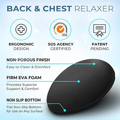 Lumia Wellness CostoBlock - Firm Thoracic Pod for Costochondritis Relief, Tietze Syndrome, Relieve Chest, Upper and Lower Back Pain