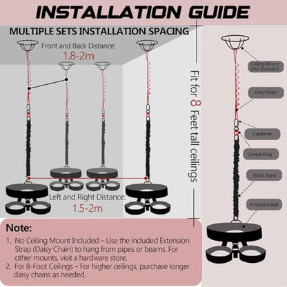 Heavy Duty Bungee Fitness Set, Professional 4D Bungee Resistance Band - size: M(132-154 pounds )