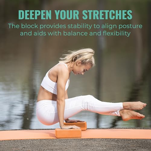 3in Foam Bulk Yoga Blocks, 10 Pack - color: Orange