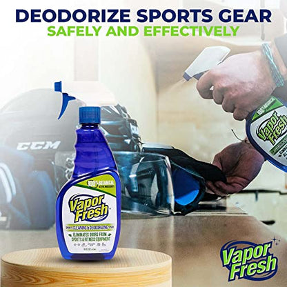 Vapor Fresh Sports Gear Cleaner and Deodorizer Spray, 16oz (12 Pack) - size: 16 Fl Oz (Pack of 12)