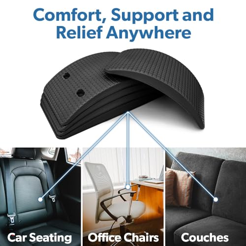 Adjustable Lower & Upper Back Stretcher For Lumbar Support, Spine Alignment & Back Pain Relief By Renowned Kinesiologist Dr. Todd Sinett