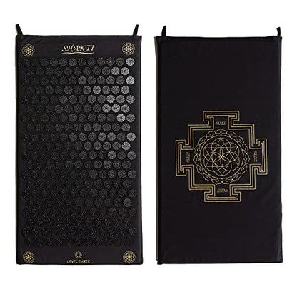 ShaktiMat Acupressure Mat for Tension Release & Relaxation, Level 3 Black - color: Black, size: Level 3