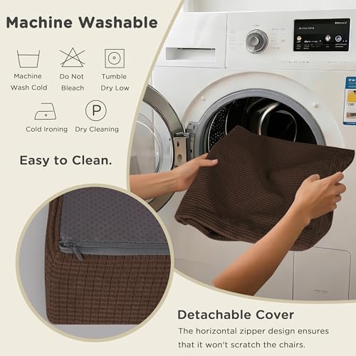 AddGrace High Density Recliner Cushion for Elderly 20x20in Brown - color: Dark Brown