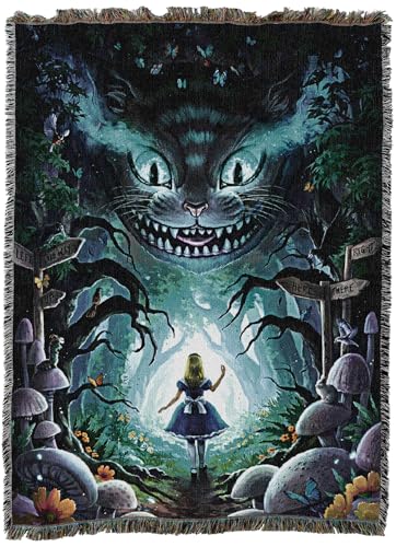 Pure Country Weavers Into Wonderland Blanket by Jonas Jödicke - Gift Tapestry Throw Woven from Cotton - Made in The USA (60X80) - color: Into Wonderland, size: 60x80