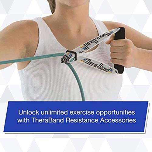 THERABAND Latex Resistance Tubing, Yellow, Thin Level 1, 25 ft Roll, Professional Grade for Upper and Lower Body Workouts, Cut-to-Length, Color-Coded Resistance Levels - color: Level 1 / Light - Yellow