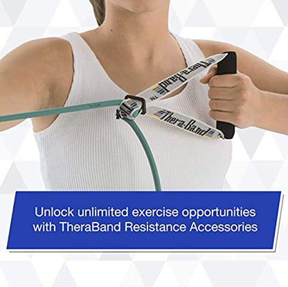 THERABAND Latex Resistance Tubing, Yellow, Thin Level 1, 25 ft Roll, Professional Grade for Upper and Lower Body Workouts, Cut-to-Length, Color-Coded Resistance Levels - color: Level 1 / Light - Yellow