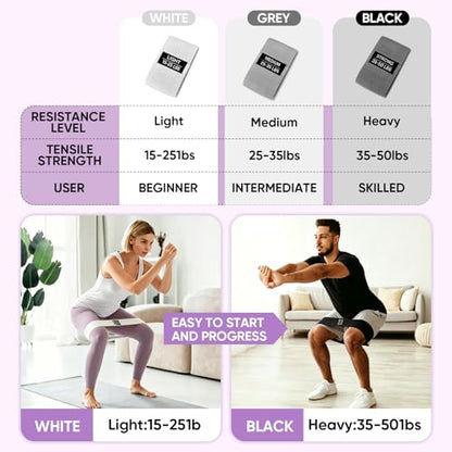 TEAWOO Resistance Bands Set for Working Out:Professional Exercise Bands