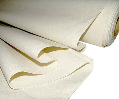AK TRADING CO. Premium 10oz Natural Cotton Duck Canvas Fabric | Heavyweight | 63'' Wide | Arts & Crafts, Upholstery, Home Projects - 20 Yards - color: Natural, size: 20 YARDS