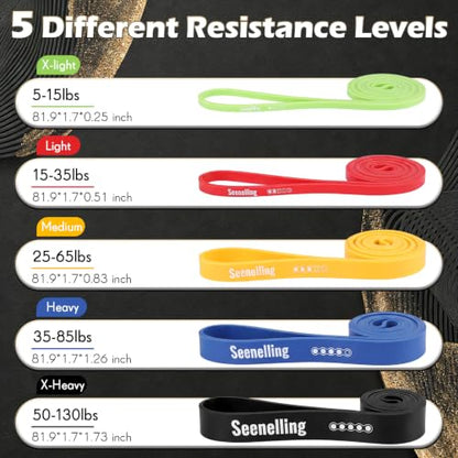 Seenelling 5 Level Resistance Bands - color: Classic Multi