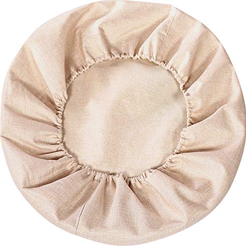 Round Floor Pillow Cover Tatami Floor Cushion Cover Straw Japanese Futon Cover Meditation Seating Ottoman Throw Protector for Living Room Indoor Outdoor Beige,15.75 inches - color: Beige, size: 15.75 inches
